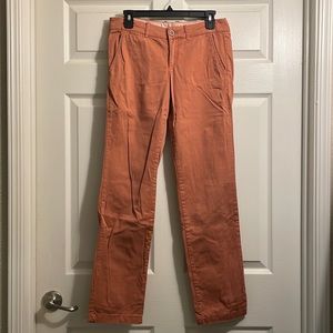 J. Crew Waverly Chino Rust-Colored Pants Size 2